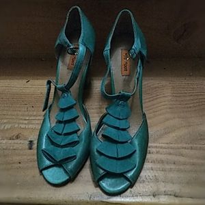 Green miz mooz shoes